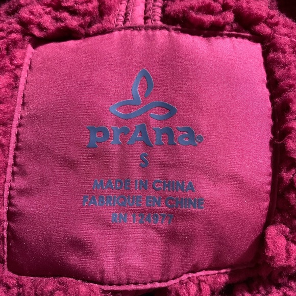 PrAna NEW Diva Jacket Red Water Resistant Size Sm - Picture 6 of 9